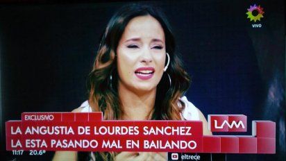 El llanto de Lourdes Sánchez