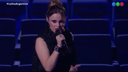 Valentina Otero y su error en plena presentación de La Voz Argentina: 