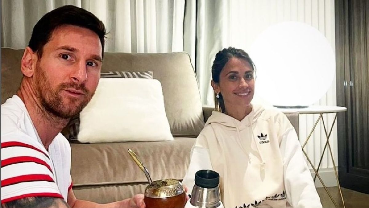 Antonela Roccuzzo es el apoyo de Lionel Messi en su recuperación del COVID-19