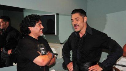 ¡Duelo de astros! Así fue el encuentro entre Maradona y Fort