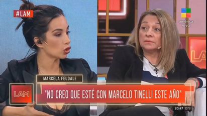 Picante cruce en LAM entre Estefanía Berardi y Marcela Feudale por Martín Salwe