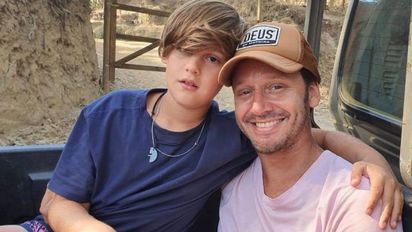 Benjamín Vicuña reaccionó a una foto de Bautista con Ana García Moritán