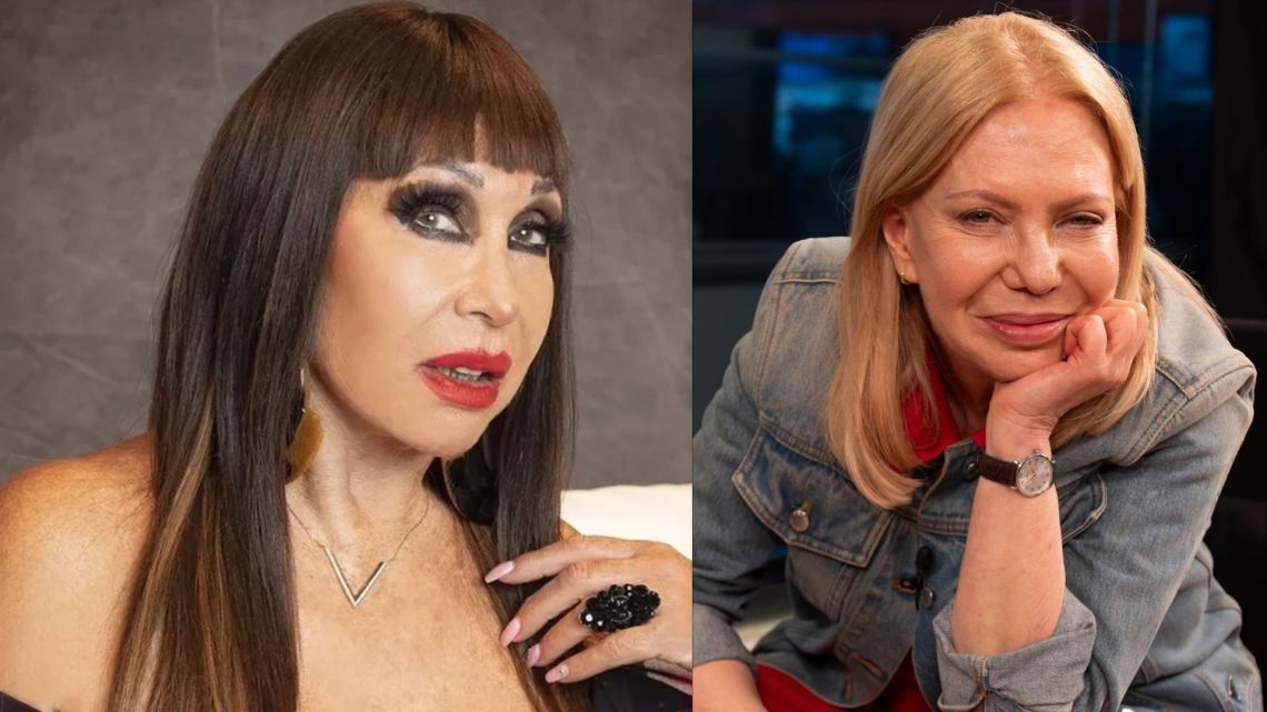 Moria Casán y Cecilia Roth pararon un rodaje para ver a la Selección ante Egipto