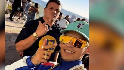 L-Gante hizo una fiesta y hasta los vecinos se animaron a ir