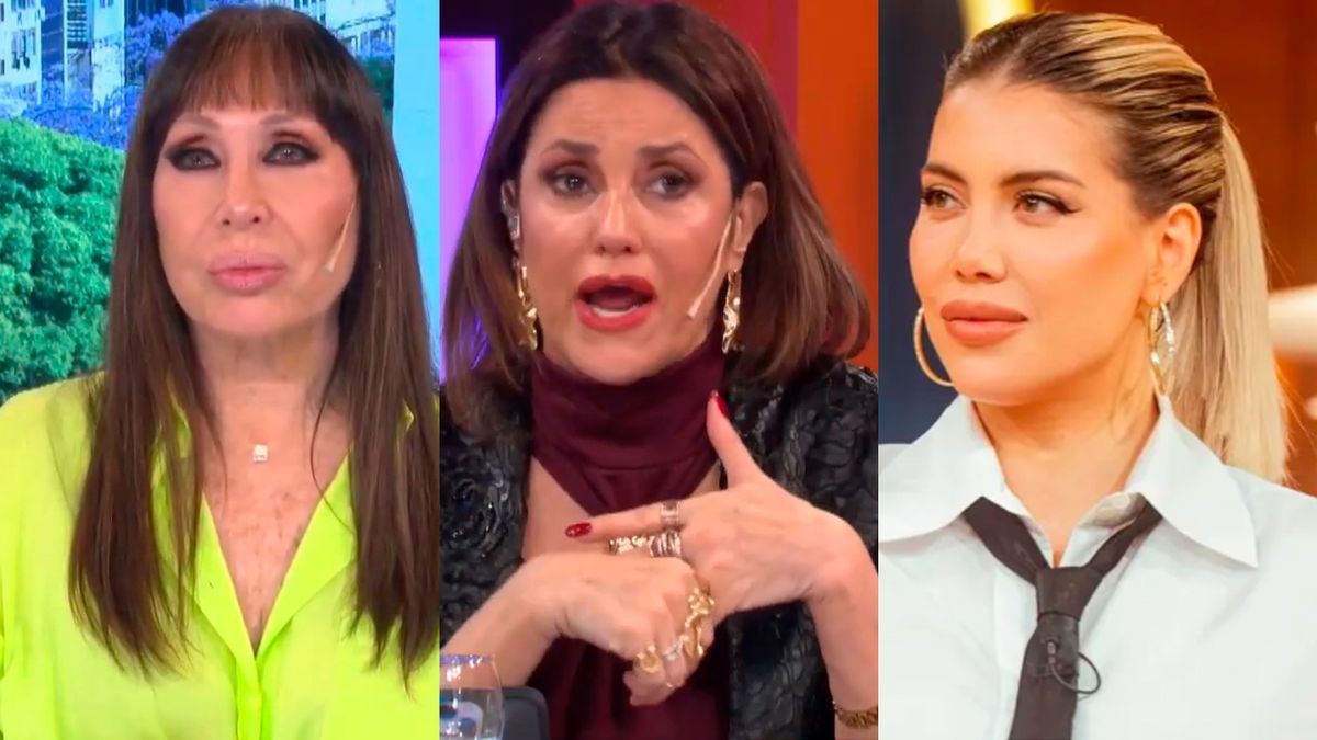 Moria Casán se enojó con Fernanda Callejón por defender a Wanda Nara en TV
