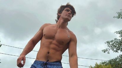 Marcos Ginocchio paralizó las redes con unas fotos en traje de baño