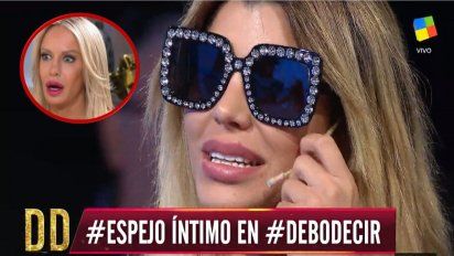 La pobre participación de Charlotte Caniggia en Debo Decir: Solo blanqueó sus cirugías y le pegó duro a Luciana Salazar