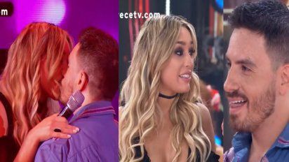Fede Bal presentó a su nueva novia en el Bailando y se besaron en vivo