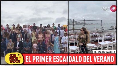 La foto de Fátima Flórez cuando quedó sola con su alma en el lanzamiento de la temporada 