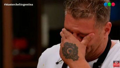 El Turco García y su reacción al ser eliminado de Masterchef Celebrity 