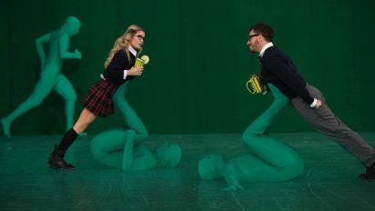 Fede y Laurita usaron efectos especiales en el baile y llovieron las críticas, incluso de Tinelli