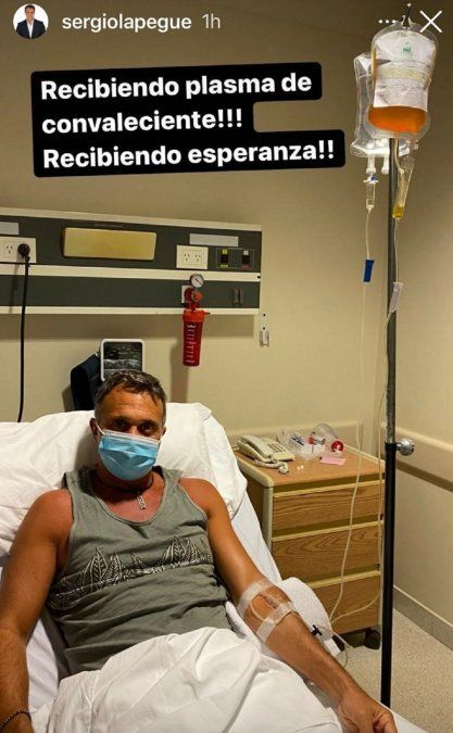 Esta es la historia que subió Sergio Lapegüe en su Instagram