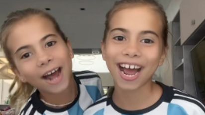 Cinthia Fernández mostró cómo juegan fútbol sus hijas y sorprendió: 