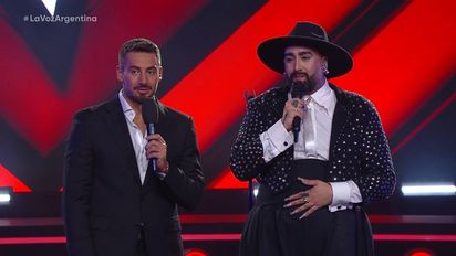 El desopilante momento que protagonizó Nico Occhiato en La Voz Argentina