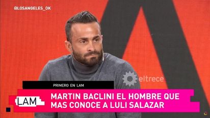 Martín Baclini habló de la enemistad de Cinthia Fernández y Luciana Salazar