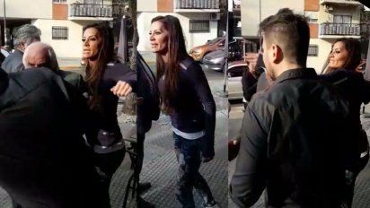 Natacha Jaitt cacheteó a un cronista de canal 9 porque pensó que la cargaba