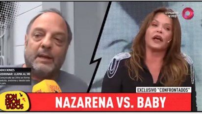 Nazarena Vélez respondió a las críticas de Baby Etchecopar: ''Es nefasto, parece el tío borracho que hay que esconder en la familia''