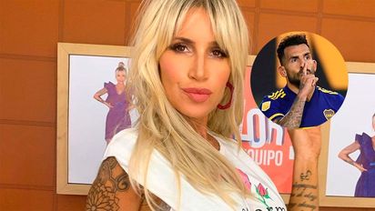 Florencia Peña cruzó a Carlos Tevez por el superclásico 
