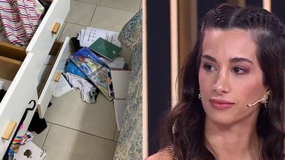 Estefanía Berardi publicó las fotos de cómo dejaron su casa los delincuentes que se metieron a robar