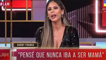 La fuerte confesión de Barby Franco sobre su embarazo: 