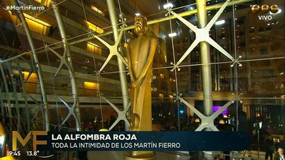 Comenzó la alfombra roja de los Premios Martín Fierro 2022