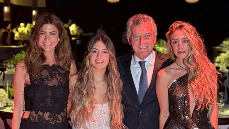 Mauricio Macri y Juliana Awada celebraron los 15 años de su hija Antonia en Buenos Aires