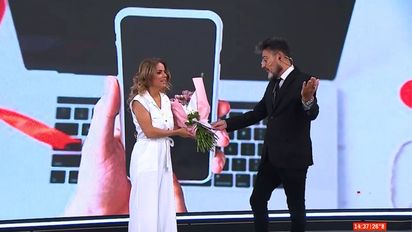 La sorpresa de Rolando Barbano a Marina Calabró en A24 en vivo