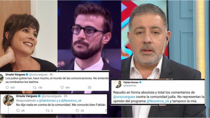 Úrsula Vargues apuntó contra Diego Leuco y lo acusó de violento; y Doman la desautorizó