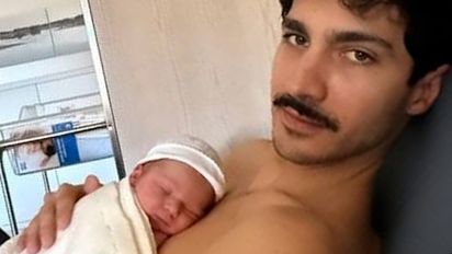 El Chino Darín enternece con tierna foto de su hijo Dante y Úrsula Corberó reacciona