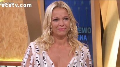 Carina Zampini lloró al final de su programa de eltrece