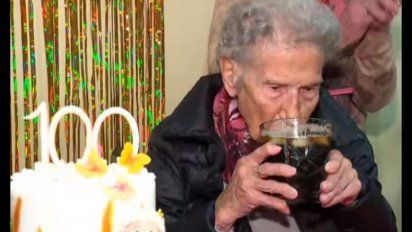 Cumplió 100 años y reveló su secreto: 