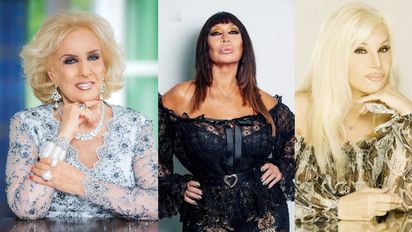 Moria Casán no quiere que la sigan comparando con Susana Giménez o Mirtha Legrand