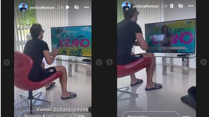 Como a un jugador de fútbol, Pedro Alfonso alentó a Paula Chaves