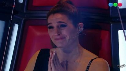Soledad Pastorutti rompió en llanto al escuchar a un participante de La Voz