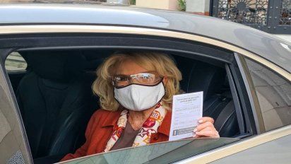 Mirtha Legrand recibió la segunda dosis de la vacuna 