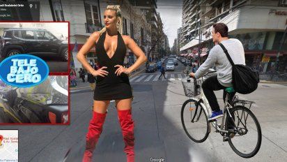 Otro escándalo de tránsito con Sol Pérez: un ciclista la atacó con un palo por tapar la bicisenda