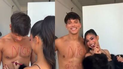 Daniela Celis grabó un video hot para alentar a Nick Sicaro en su regreso a Gran Hermano