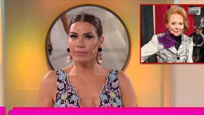 Florencia de la V se sorprendió del estado en el que se encuentra Pinky, pero bromeó y la comparó con Mirtha Legrand