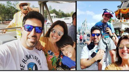 Las vacaciones en Disney de Maju Lozano, su hijo y su ex