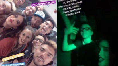 Rodrigo Noya, recién separado, se muestra en la noche con Barby Silenzi