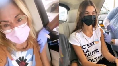 Yanina Latorre y su familia se vacunaron en Miami