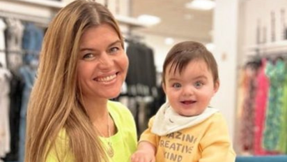 La emoción de Cósimo, el hijo de Angie Balbiani, a bordo del autito de Sarah Burlando