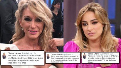 Yanina Latorre a María Julia Oliván: 