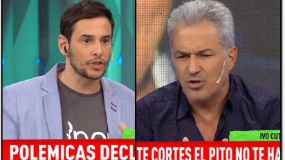 El fuerte cruce de Rodrigo Lussich con Ivo Cutzarida: 