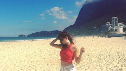 Echale la culpa a Río: Griselda Siciliani se puso carioca y se fue de viaje