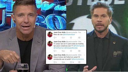 Juan Cruz Avila, productor de Fantino, acusa de copia al Pollo Vignolo y a El Trece