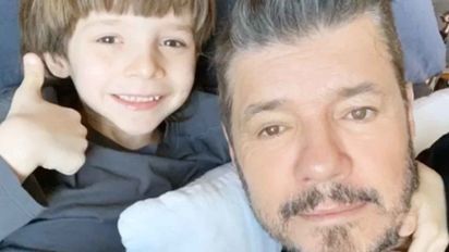 Marcelo Tinelli y su hijo Lolo cumplieron la promesa que hicieron ante el triunfo de la Selección