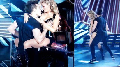 El baile hot de Yanina: regaeton caliente para su marido que lo mira por tv