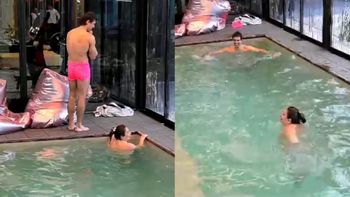 Gran Hermano: Pincoya y JC sorprenden con chapuzón desnudo en la pileta