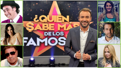 Jacobo, Mica Viciconte, Rodri Vagoneta, Lorena Paola, Toti Pasman y Maypi Delgado juegan en 